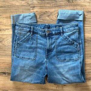 J. Jill Denim Blue High Rise Straight Leg Jeans Size 12